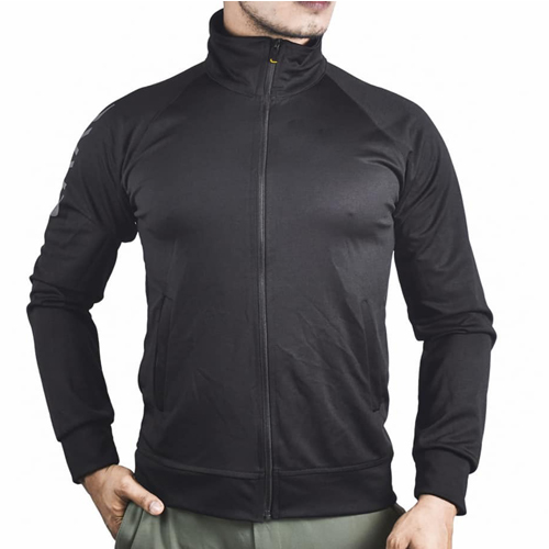 Men's ERKE  Cotton Casual Sports Jacket - Black